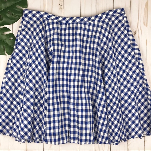 J. Crew Dresses & Skirts - J. Crew Linen Gingham Skirt Size 4